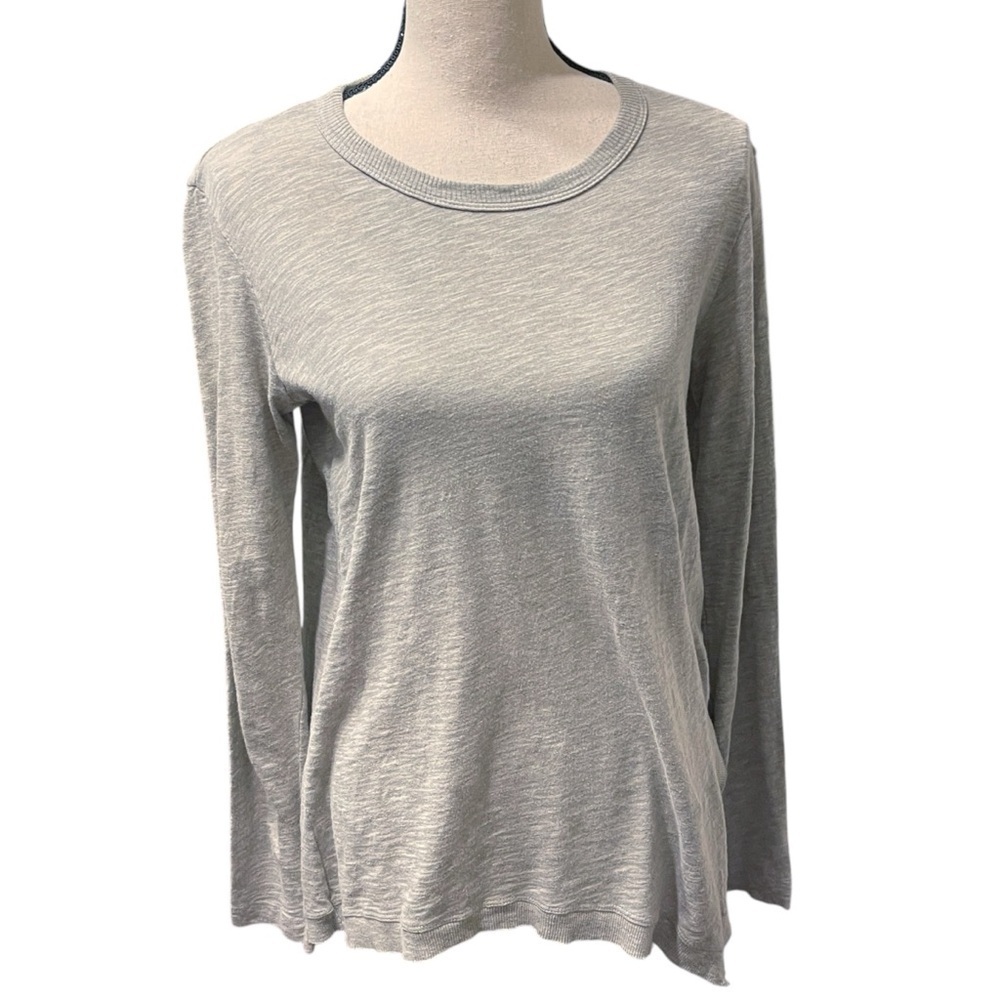 WILT The Long Sleeve Asymmetrical Slouchy‎ Staple Neutral Classic Shirt